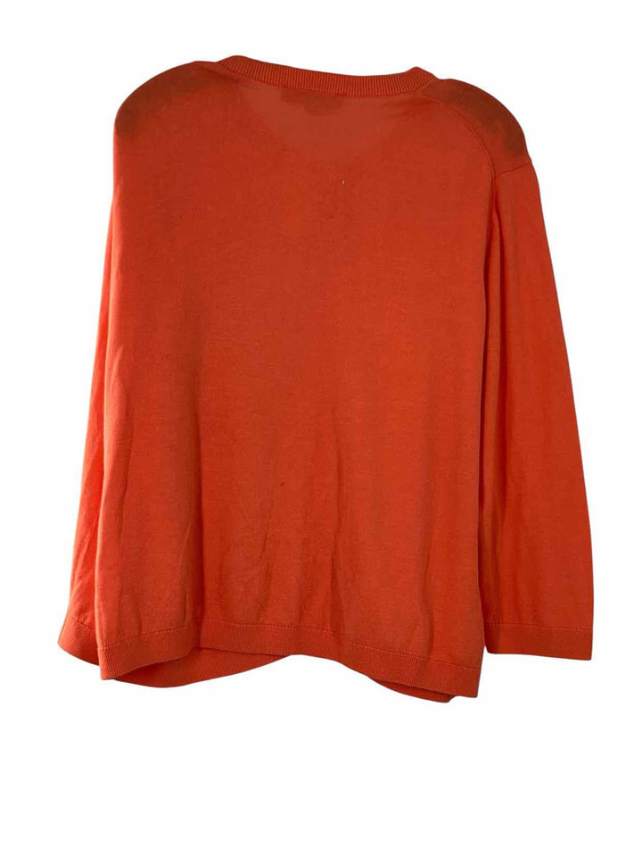 Loft Size XL Orange Long Sleeve Shirts