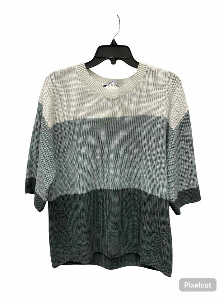 Matty M Size S Blue White Long Sleeve Shirts