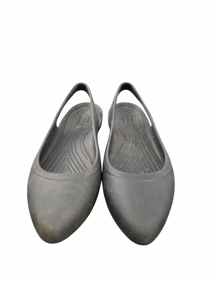 Crocs Shoe Size 8 Black Flats