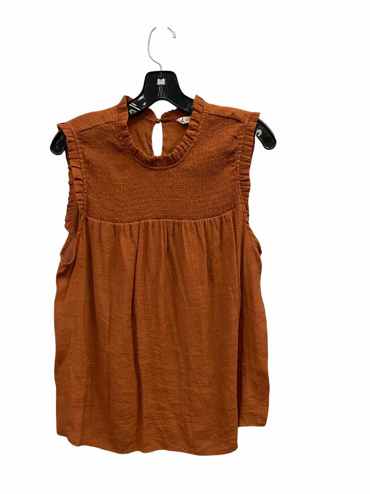 Nanette Lepore Size XL Brown Tank Top