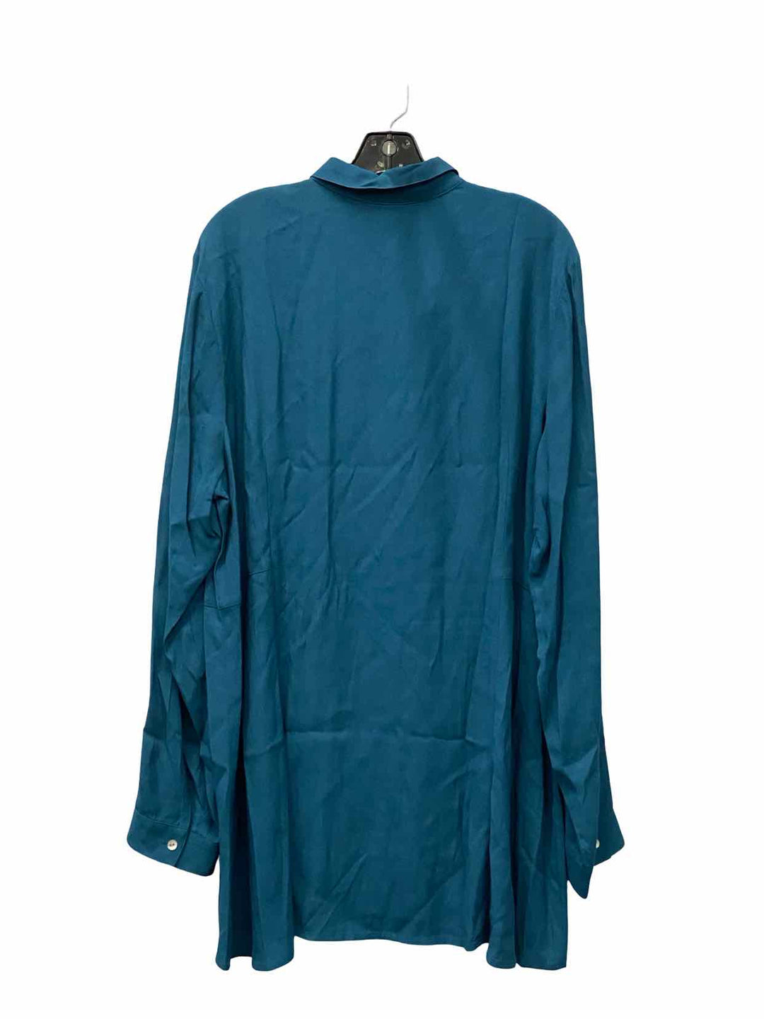 J Jill Size XL Teal Long Sleeve Shirts