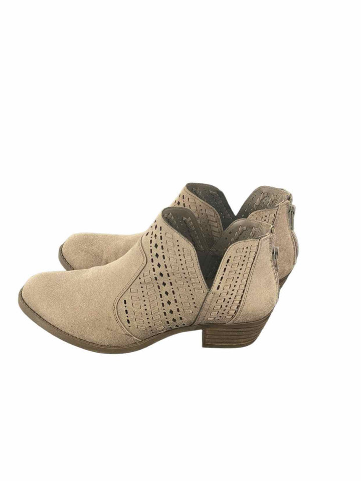 Carlos by Carlos Santana Shoe Size 9 Taupe Manmade Boots(Ankle)