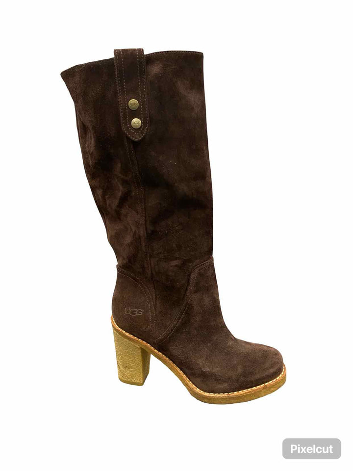 UGG Shoe Size 6 Brown Suede Boots(knee)