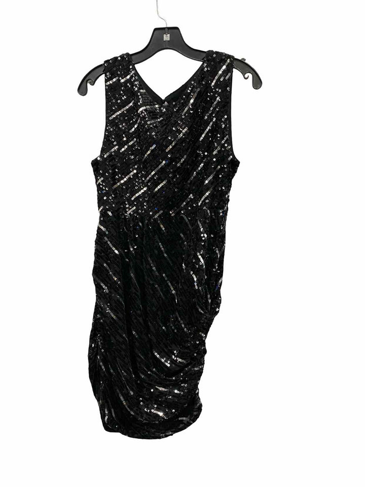 Alice & Olivia Size M Black Sequin Dress