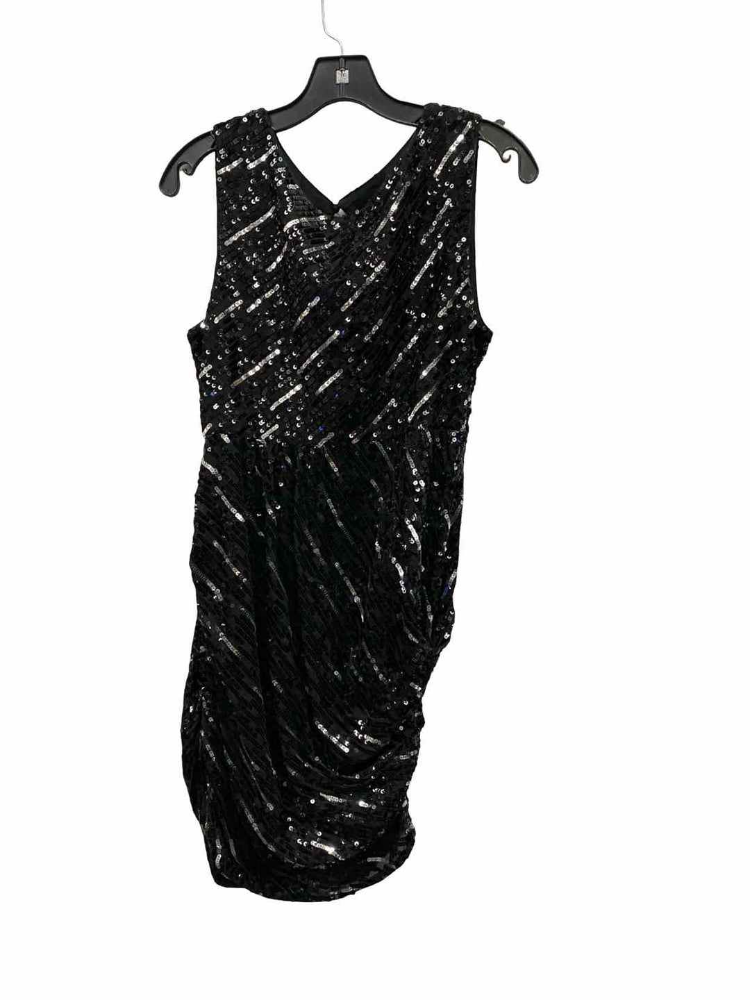 Alice & Olivia Size M Black Sequin Dress