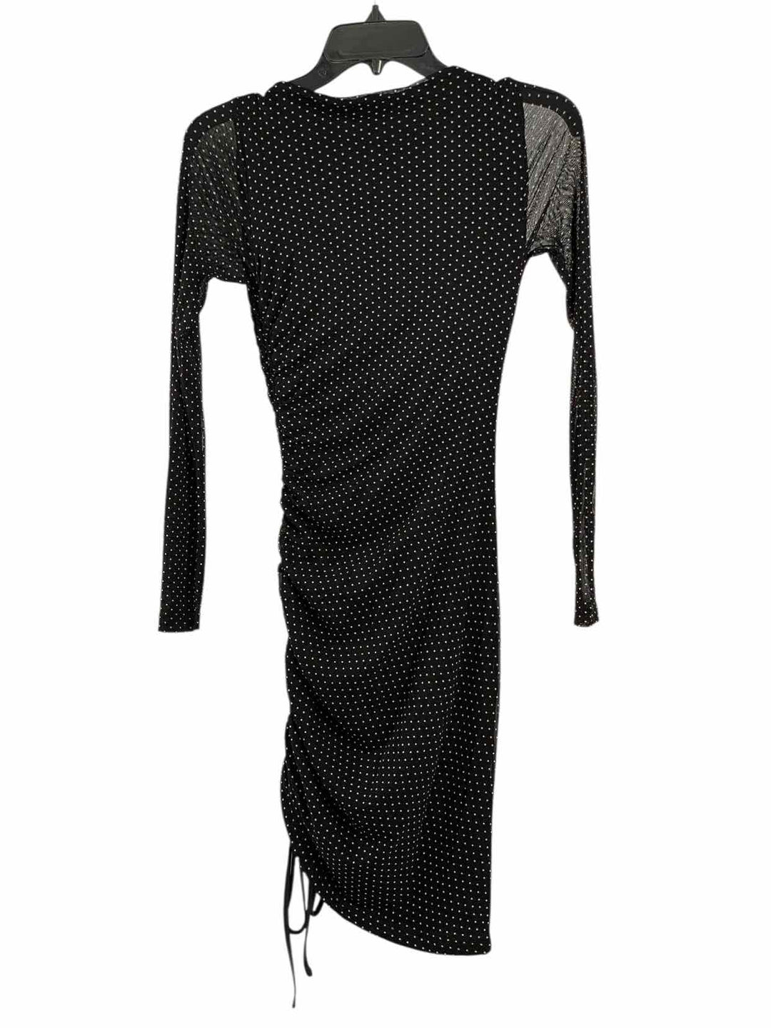 Lulus Size S Black White Polka Dot Dress