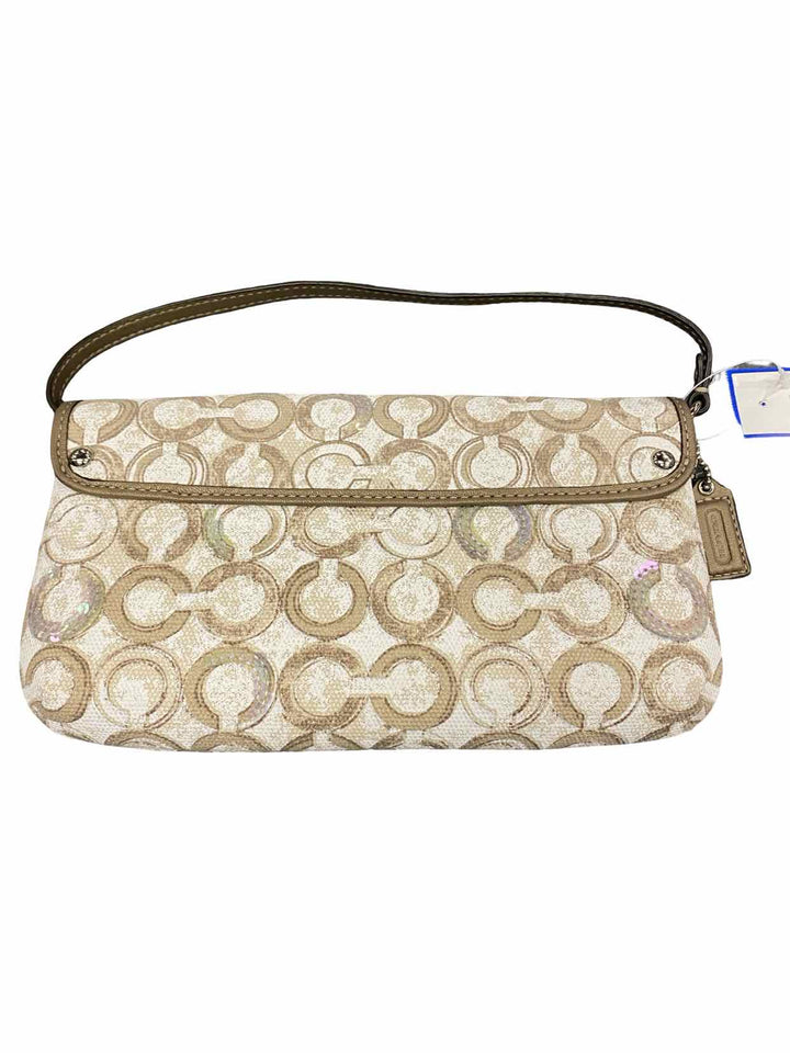 COACH Brown Wristlet Purse