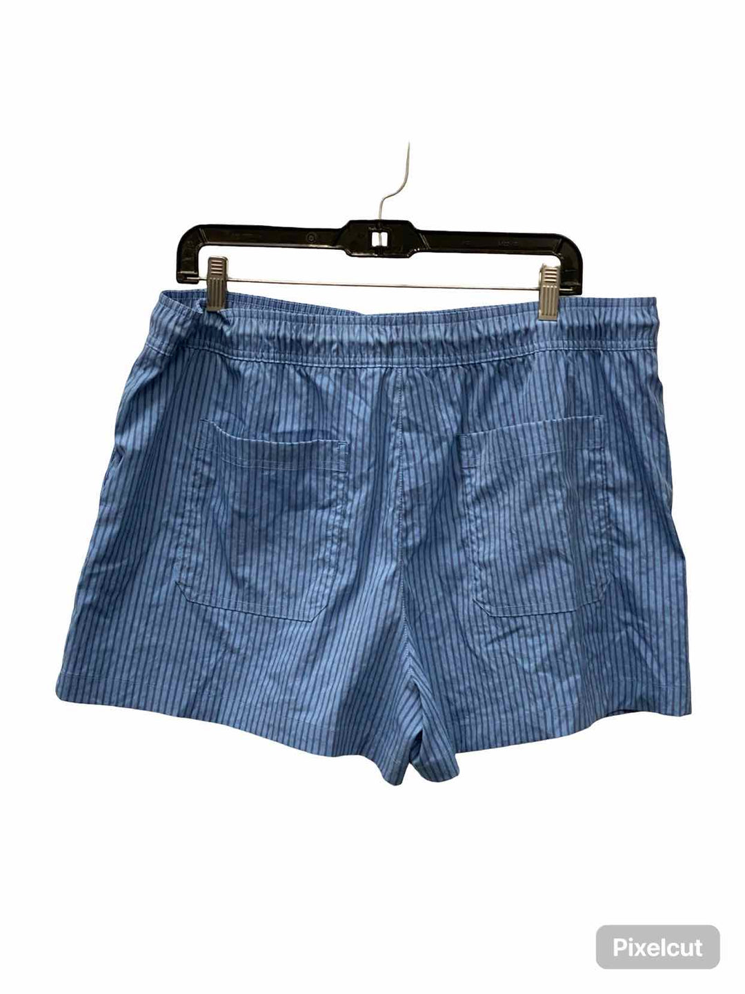 Athleta Size XL Blue Stripe Athletic Shorts