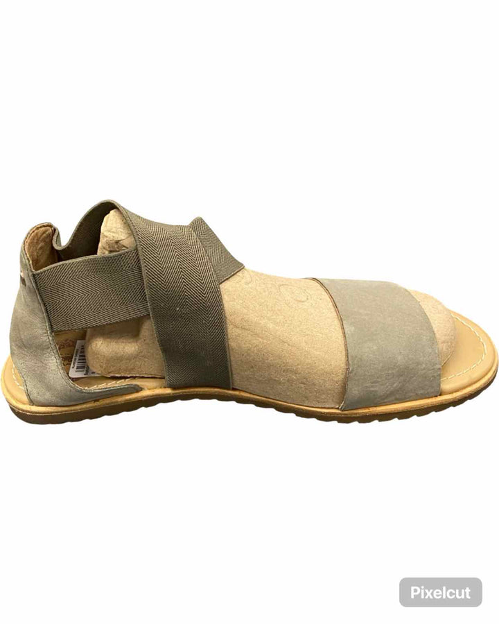 Sorel Shoe Size 9 Olive Leather Ella III Sandals