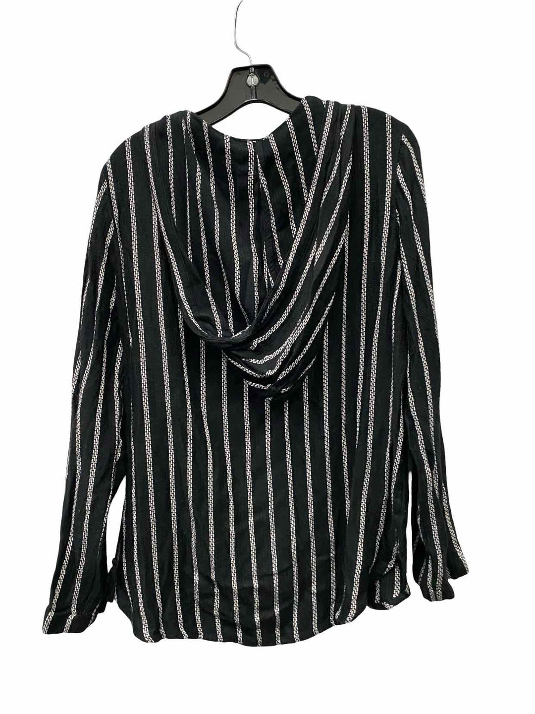 Billabong Size M Black White Long Sleeve Shirts