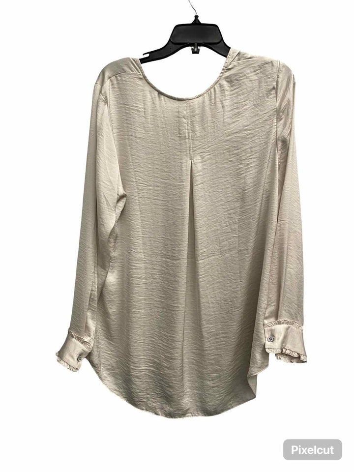 Cabi Size L White Long Sleeve Shirts