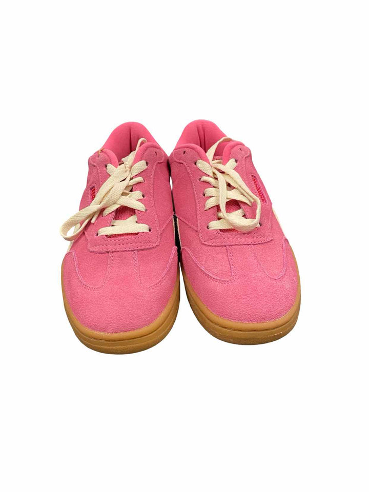 Reebok Shoe Size 7.5 Pink Suede NWOT Forte Lounger Retro Sneakers