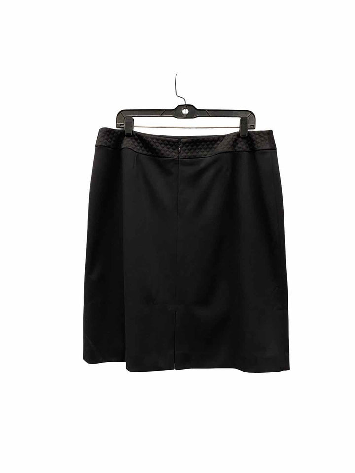 Tahari Size 16 Black Skirt