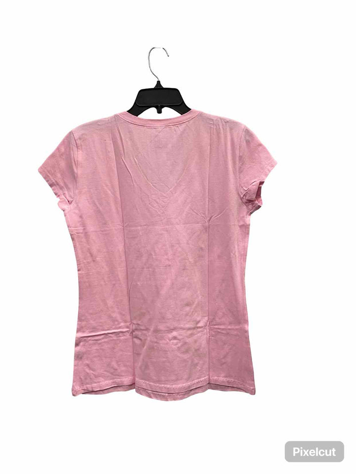 Sexy Basics Size M Pink Short Sleeve Shirts