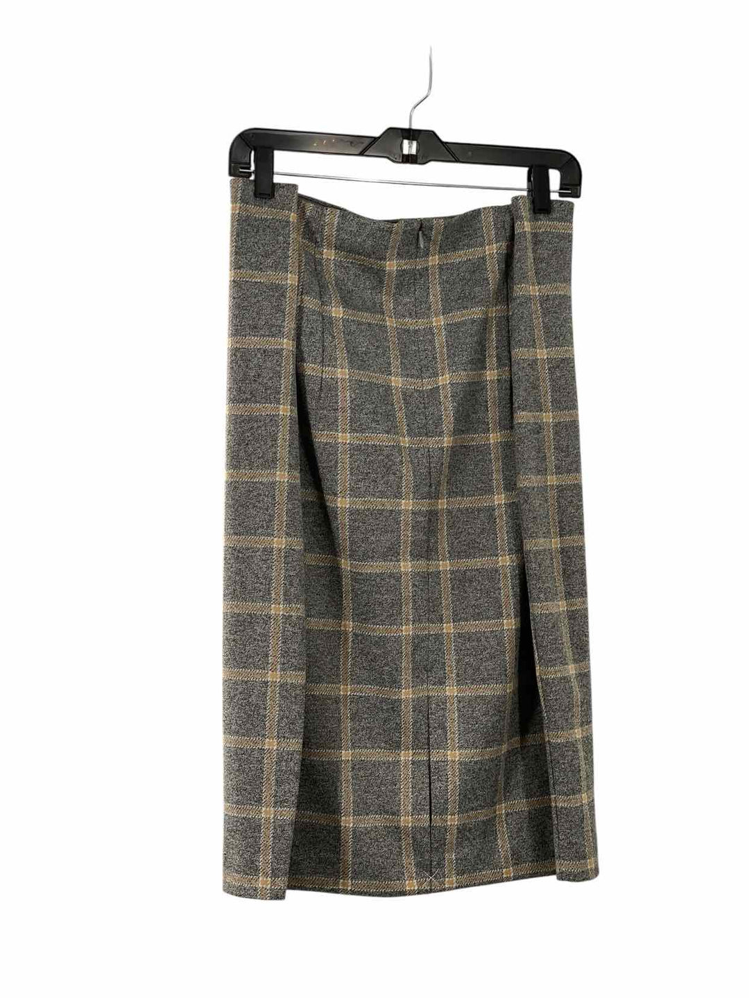 Express Size XL Gray Beige Plaid Skirt