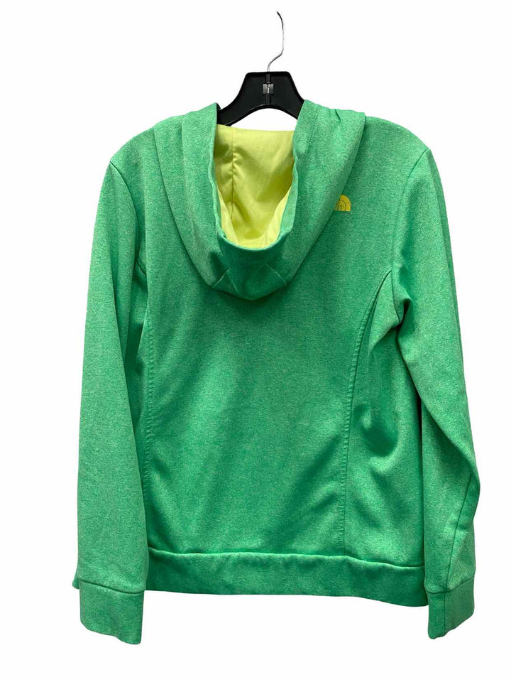 The North Face Size L Green Print Sweatshirt