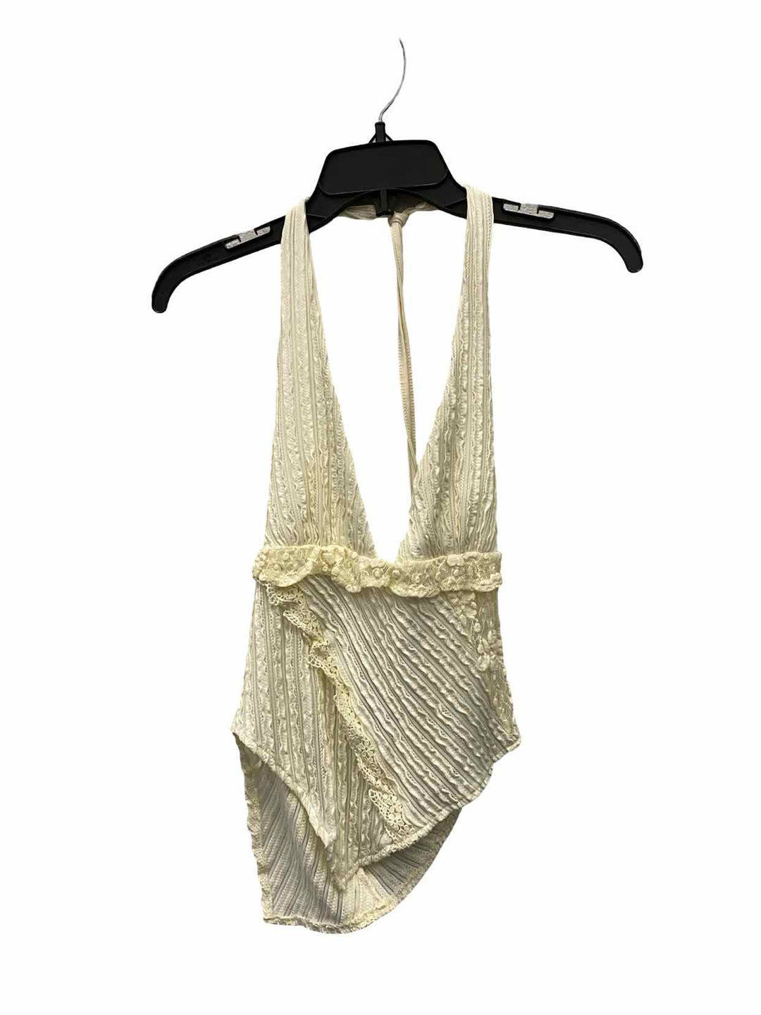 Edikted Size M Cream Lace Tank Top