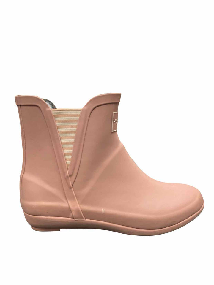 London Fog Shoe Size 8 Pink Piccadilly Rain Boots(Ankle)