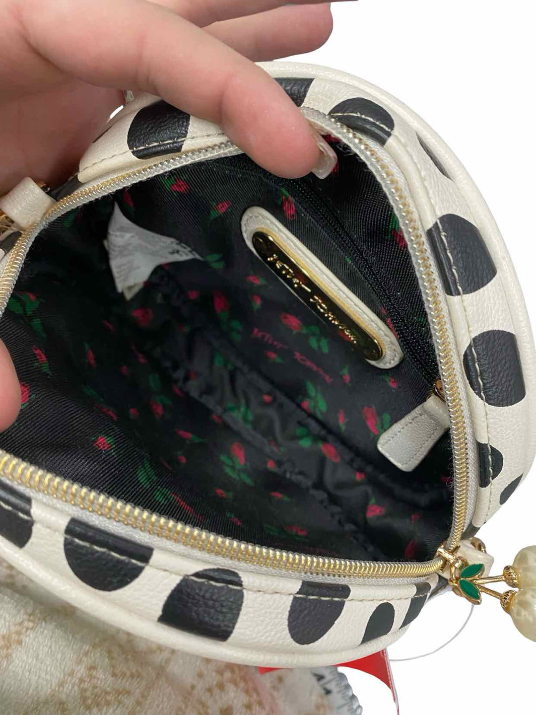 Betsey Johnson White Purse