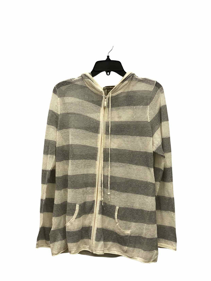 Tommy Bahama Size Slim Grey White Sweatshirt