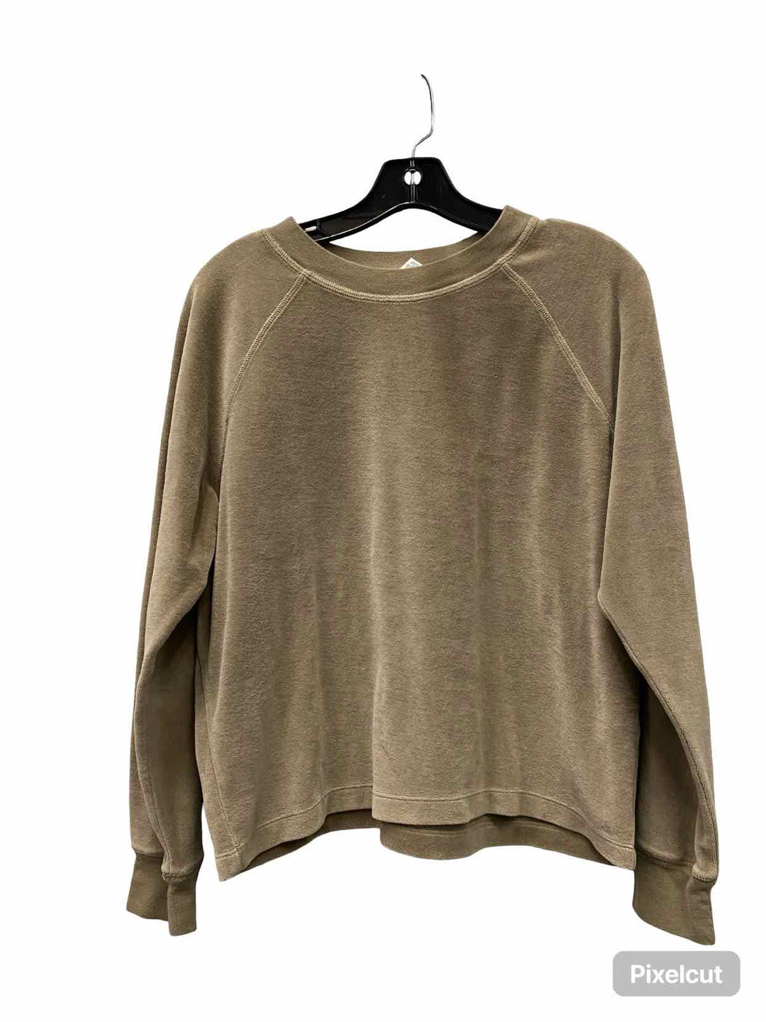 Melrose and Market Size XS Green Velour Long Sleeve Shirts