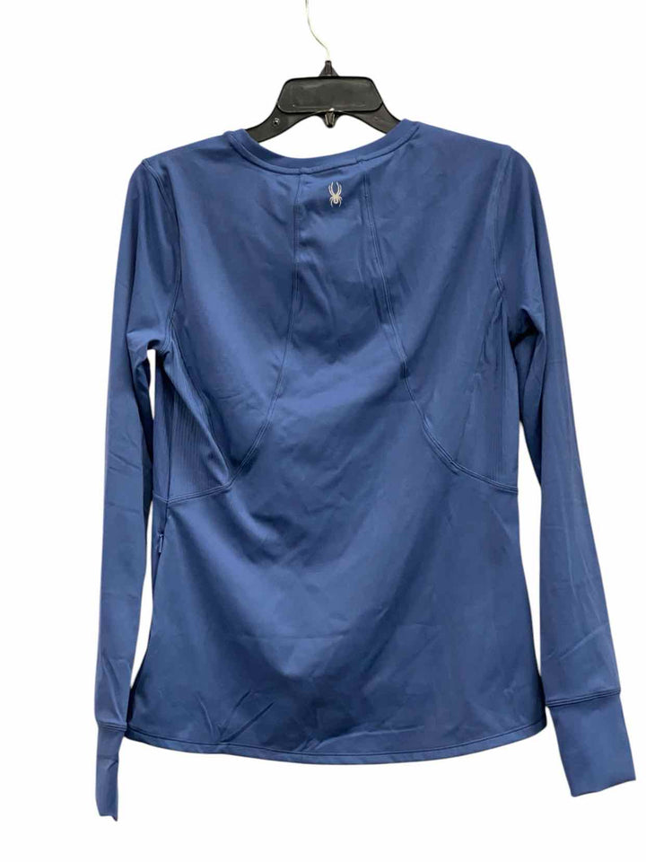 Spyder Size M Blue Athletic Long Sleeve