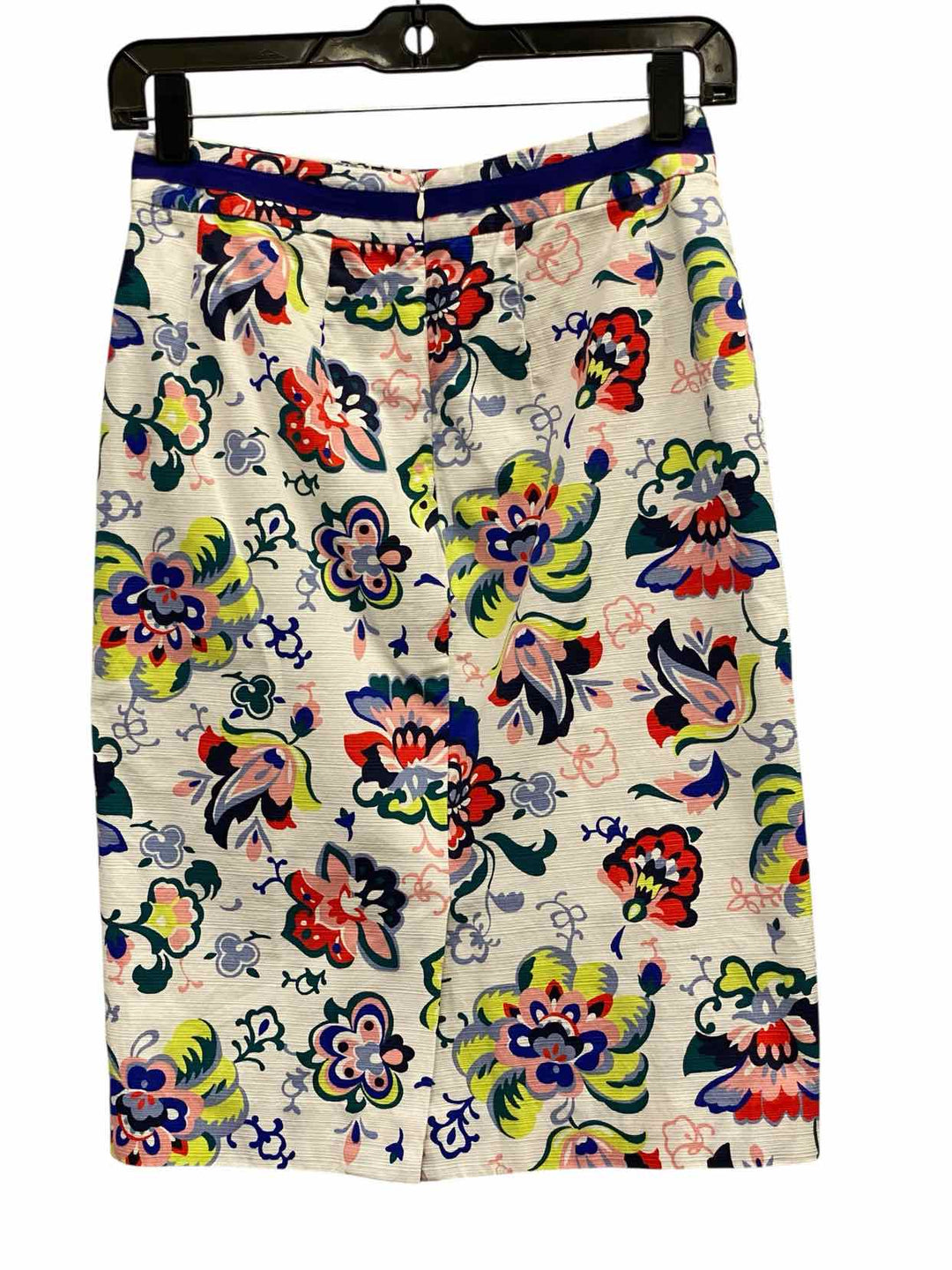 boden Size 4 White Multi Floral Skirt