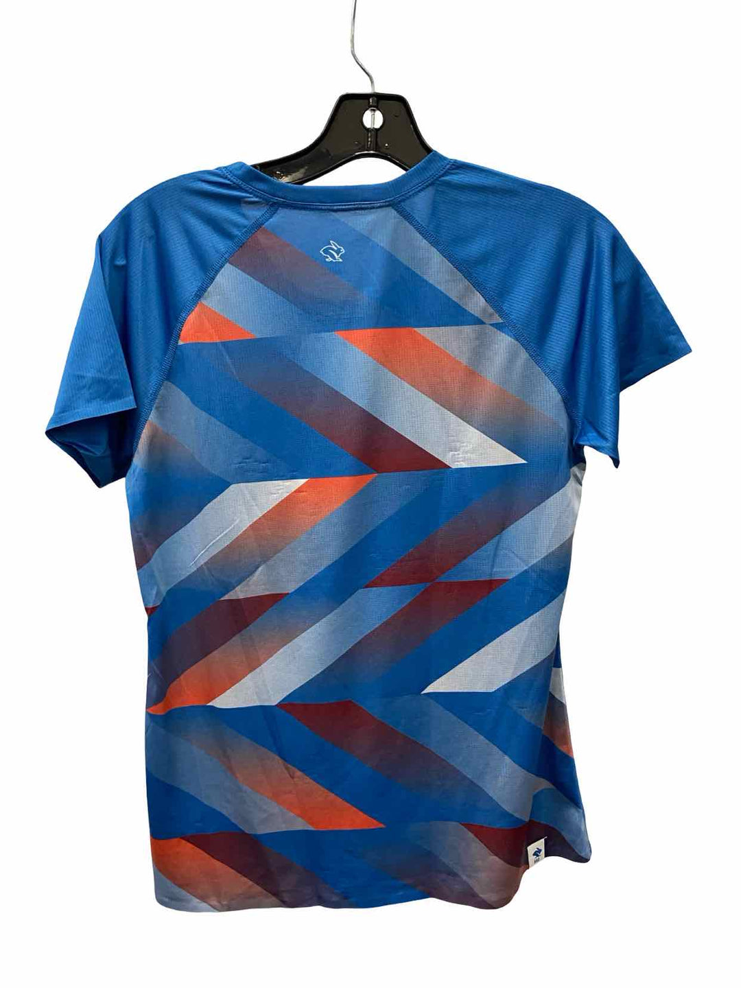 Rabbit Size S Blue Red Athletic Short Sleeve