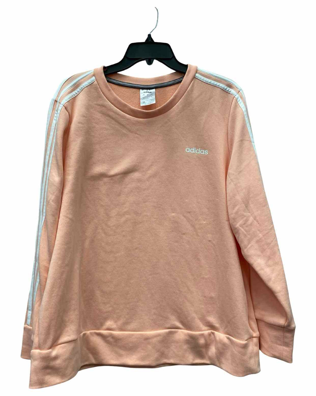 Adidas Size XL Pink White Sweatshirt