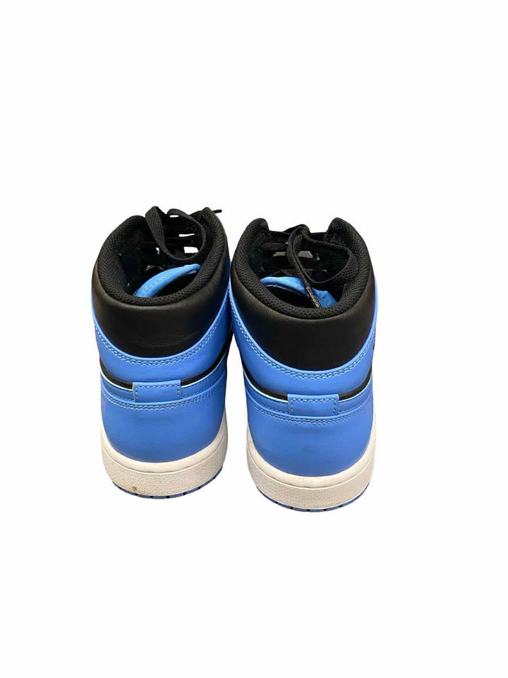 Nike Shoe Size 43 Blue Black Air Jordan 1 Mid-top Sneakers