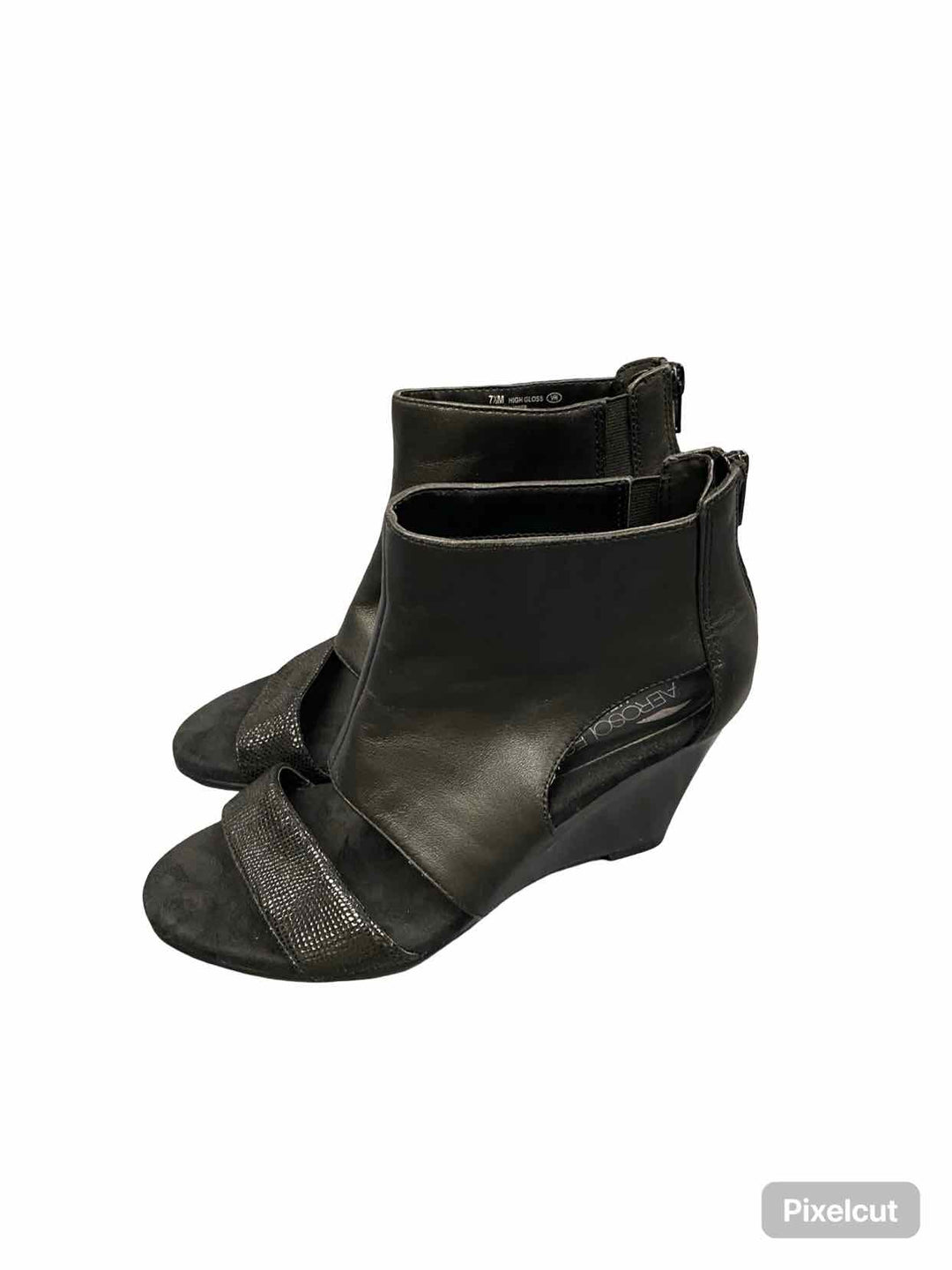 Aerosoles Shoe Size 7.5 Black Wedge Heels