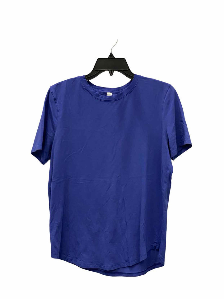 Lululemon Size 6 Blue Short Sleeve Shirts