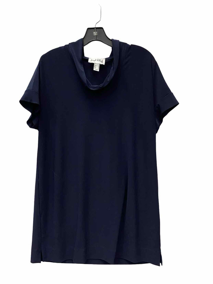 Joseph Ribkoff Size 12 Navy Short Sleeve Shirts