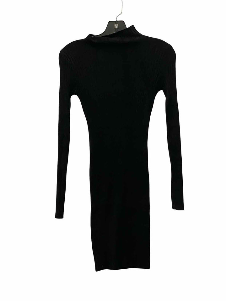 Lulus Size M Black Knit Dress