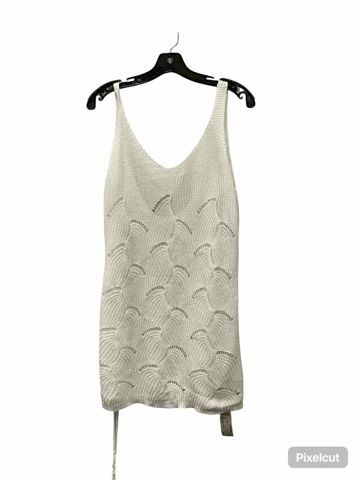 Unknown Brand Size M/L White Tank Top
