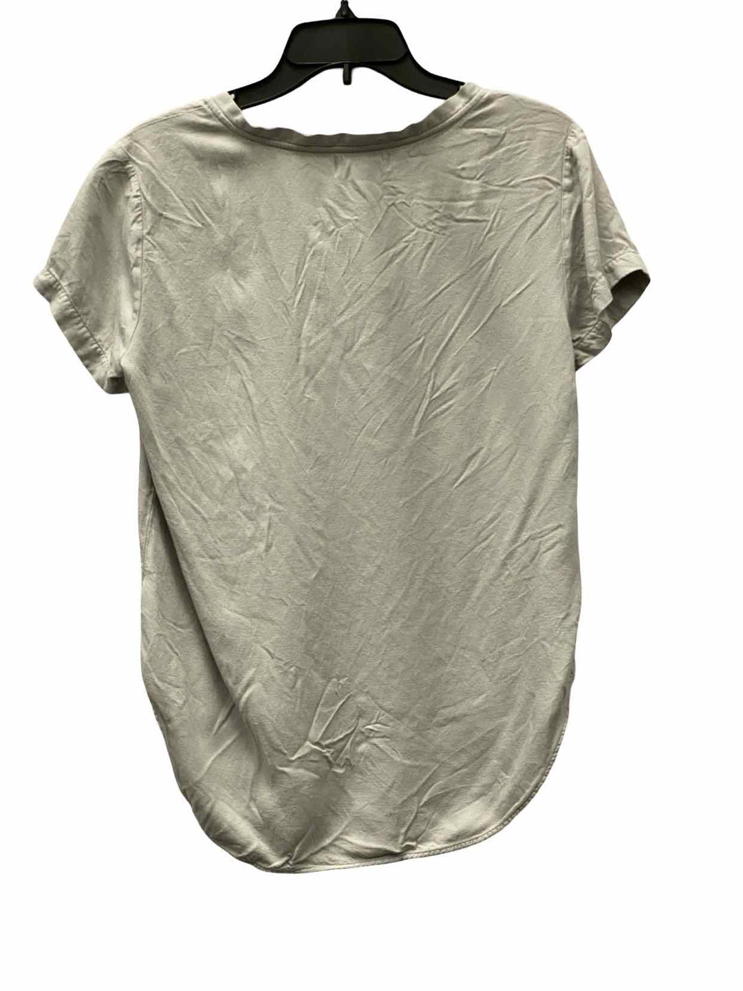 Bella Dahl Size S Grey Short Sleeve Shirts