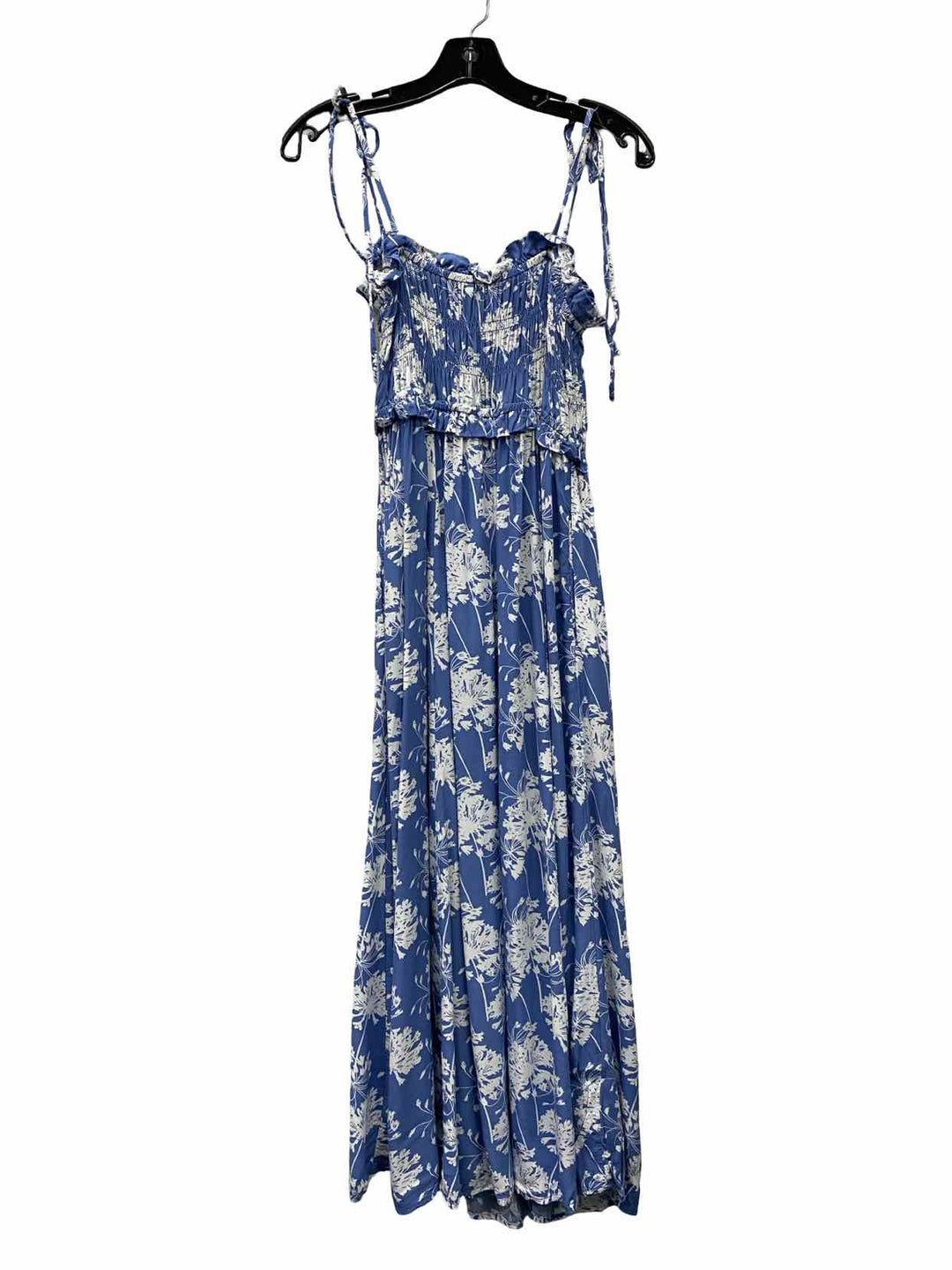 Free Assembly Size XS Blue White Floral Dress