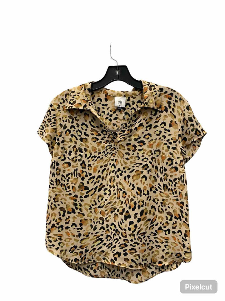 Cabi Size XS Beige Cheetah Tank Top