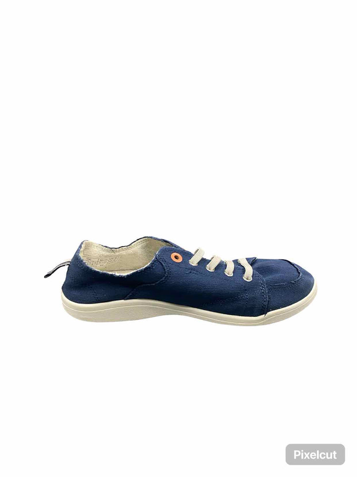 Vionic Shoe Size 9.5 Navy Canvas Sneakers
