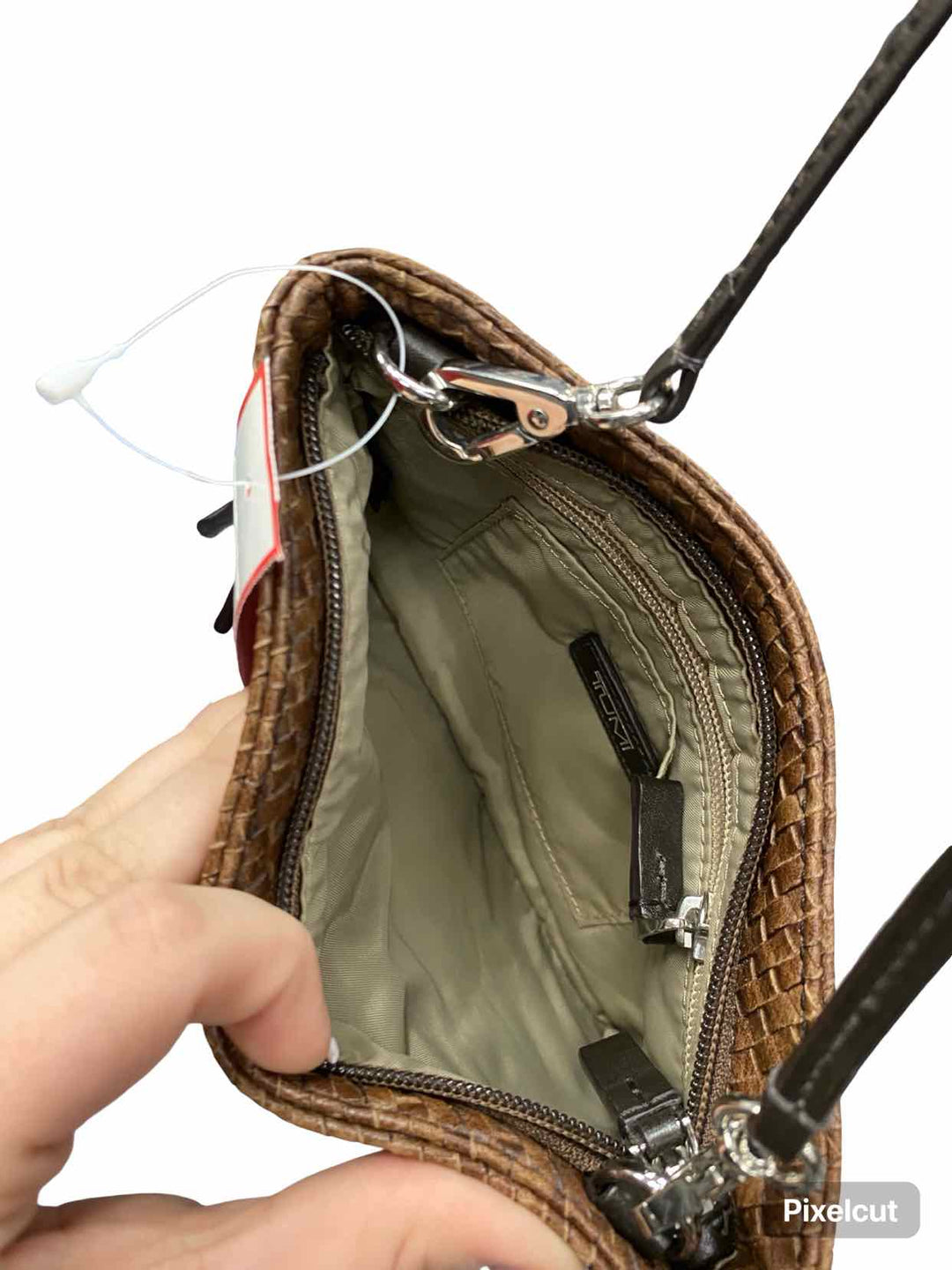 Tumi Brown Removeable Strap Purse