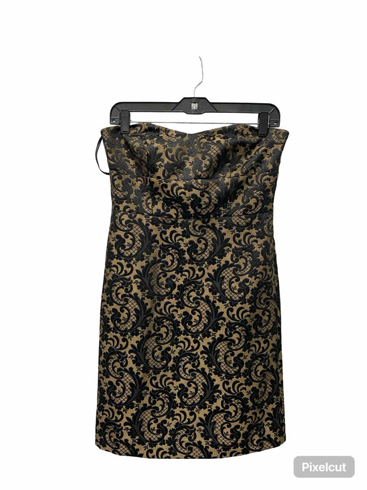 Loft Size S/P Beige Black Lace Dress