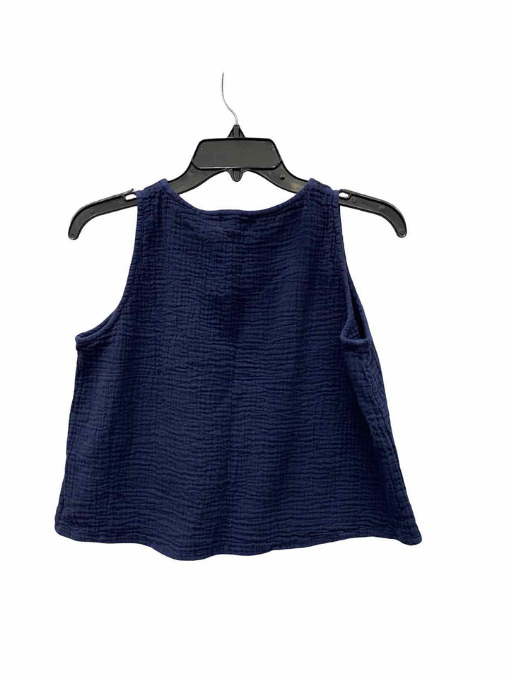 Honest Cotton Size S/M Navy 100% cotton Tank Top