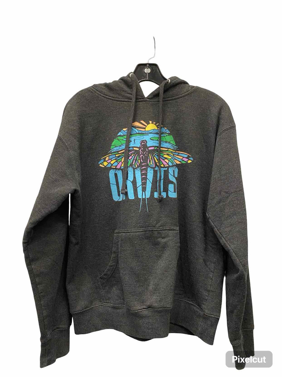 Orvis Size M Black Print Sweatshirt
