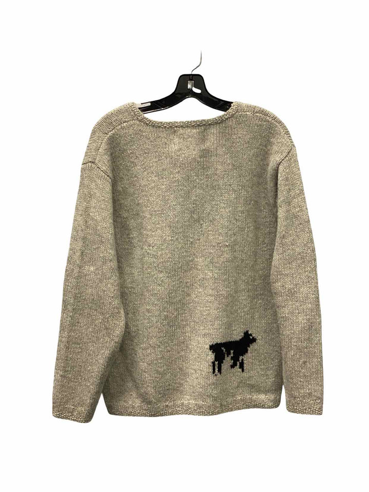 Woolrich Size M Print 100% Wool Sweater