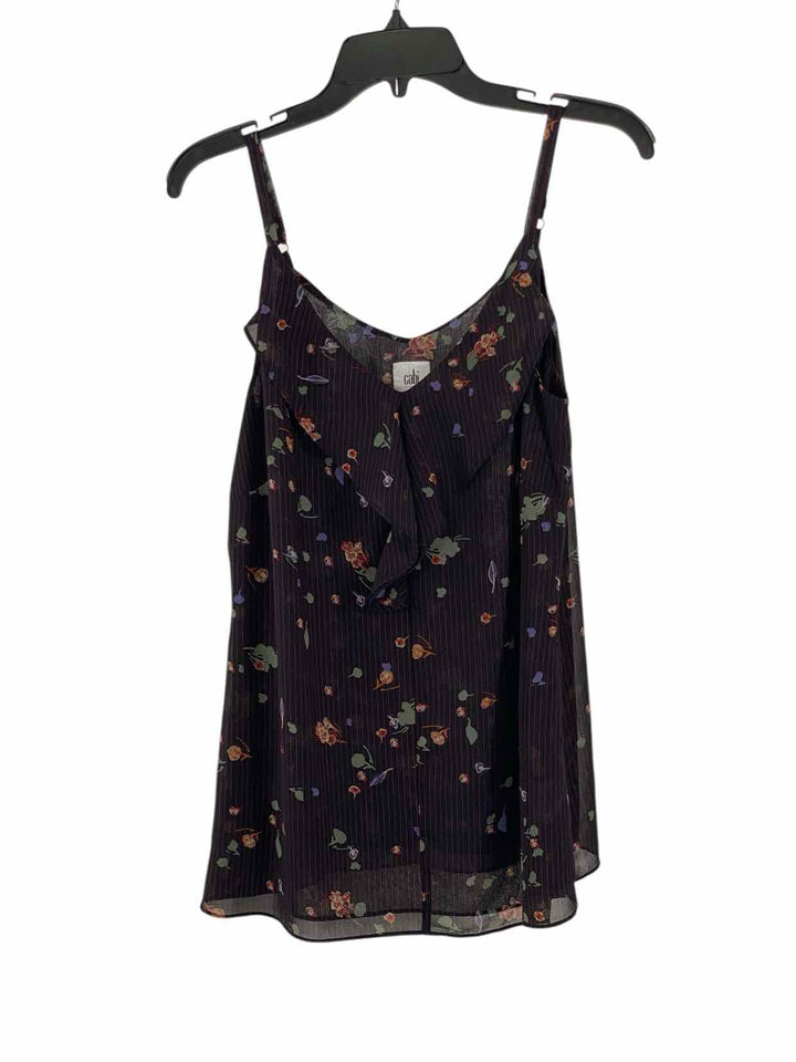 Cabi Size S Purple Floral Tank Top