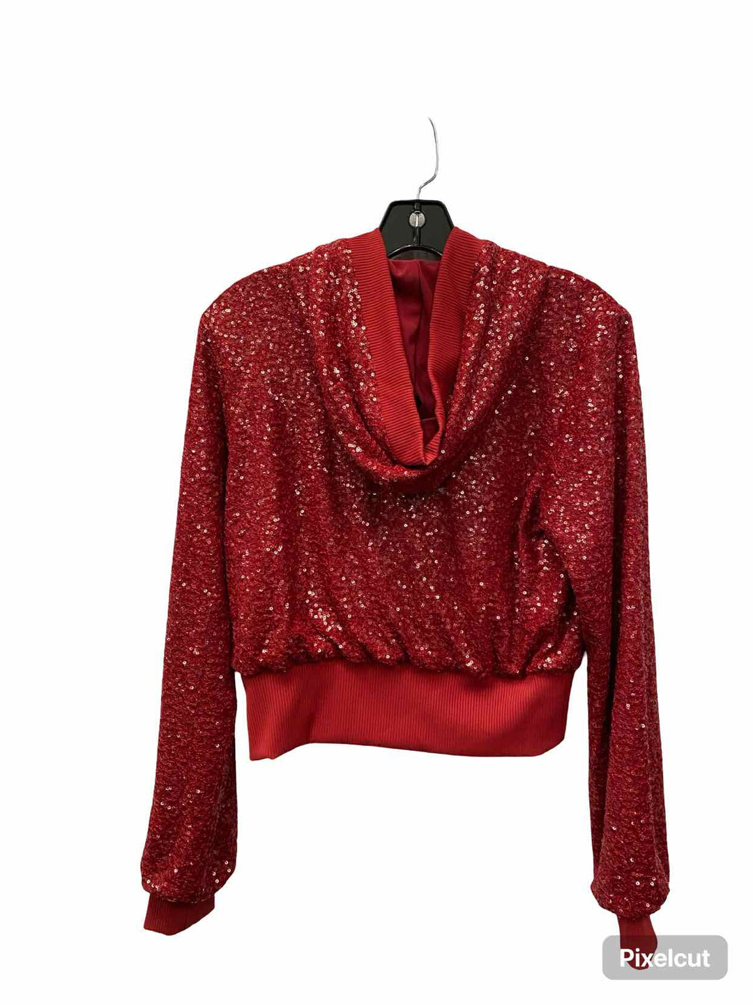 Susana Monaco Size M Red sequined Jacket