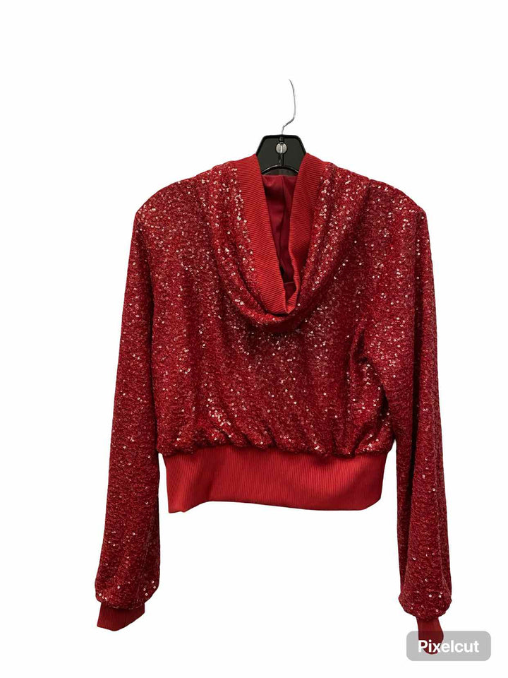 Susana Monaco Size M Red sequined Jacket