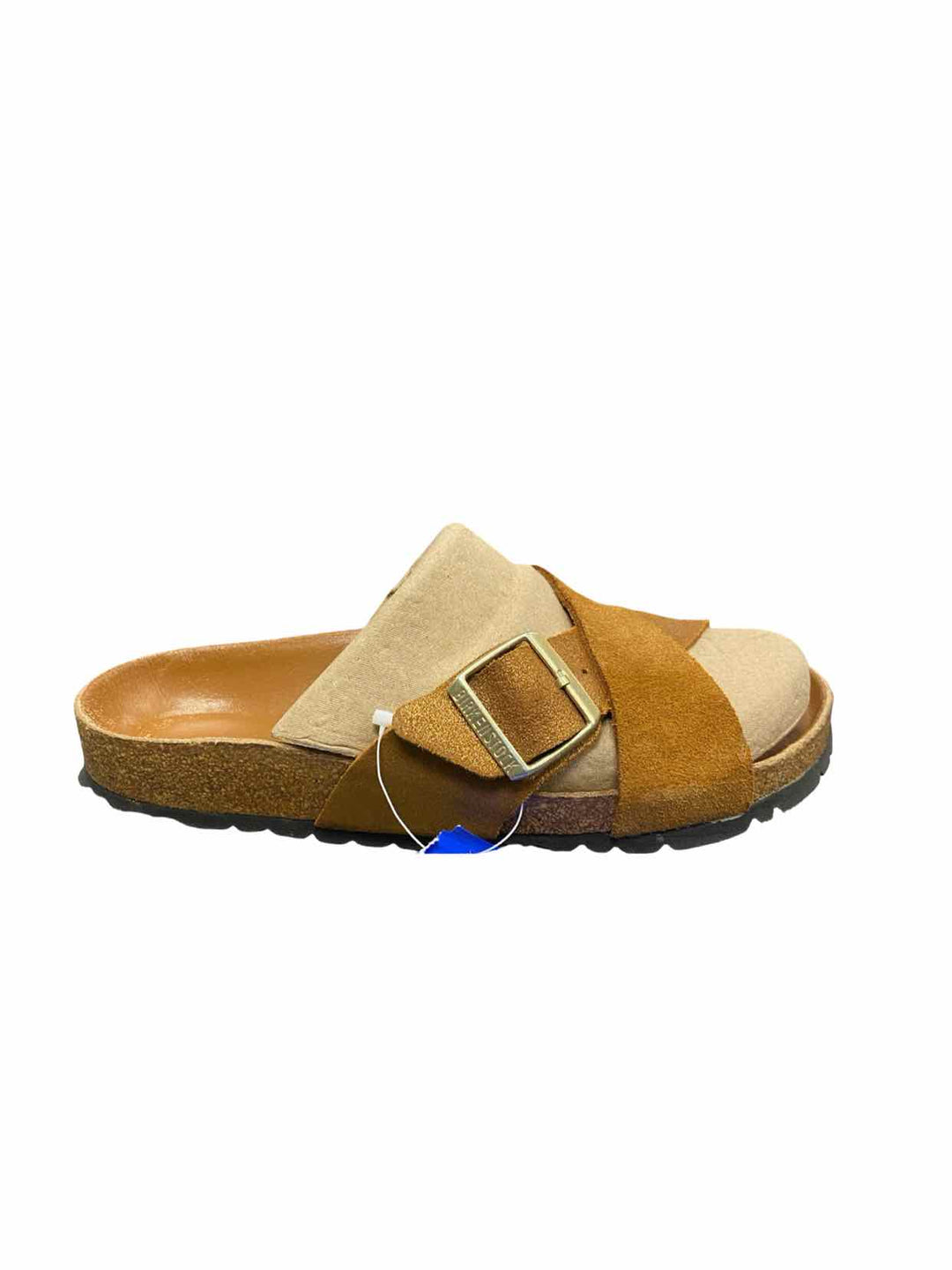 Birkenstock Shoe Size 38 Gold Brown Leather Siena Sandals