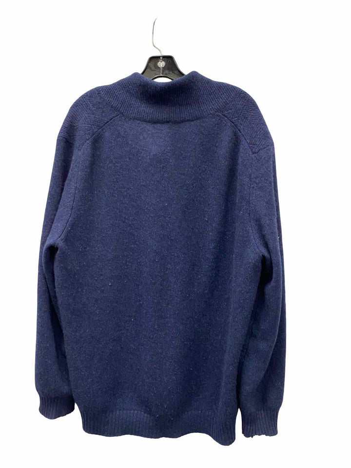 Tasso Elba Size 2X Navy 100% cashmere Sweater
