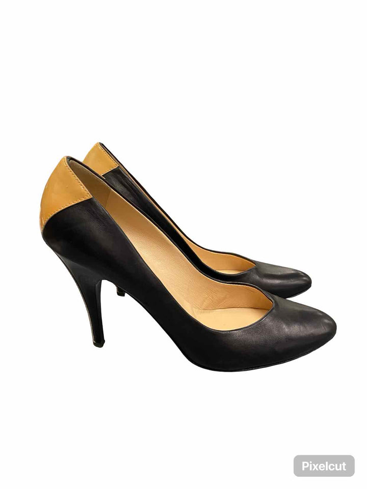 Escada Shoe Size 38 Black Leather Heels